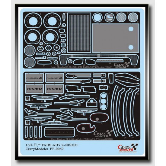 Photoetch for Tamiya 1/24 Fairlady Z version Nismo Nissan 350Z
