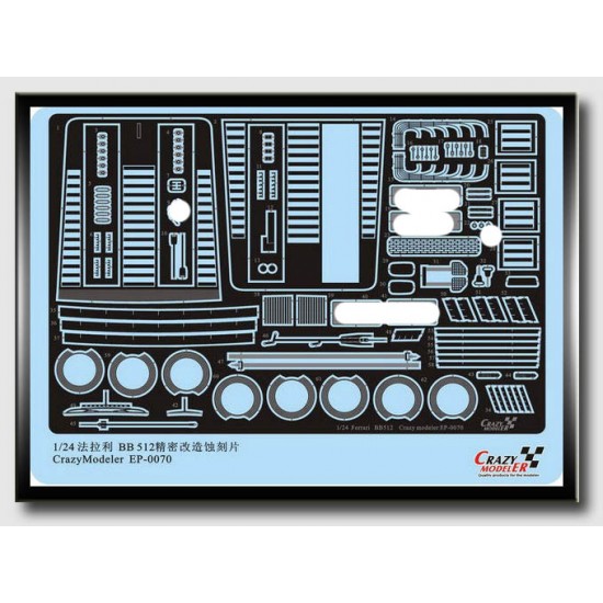 Photoetch for Fujimi 1/24 Ferrari BB512