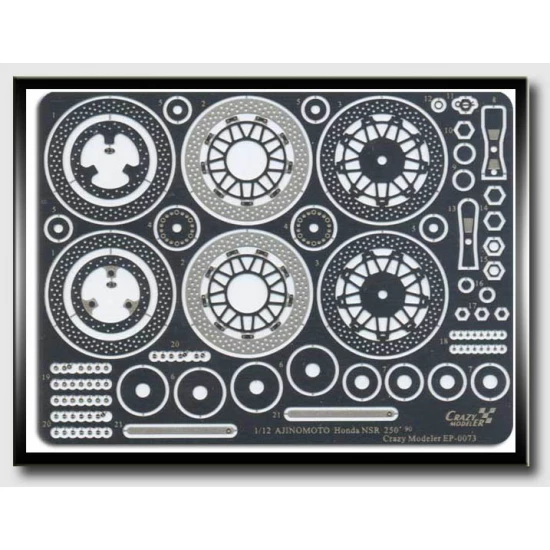 Photoetch for 1/12 AJINOMOTO Honda NSR 250'90
