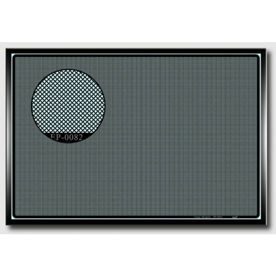 Mesh Photo Set Photoetch - General Use Mesh (Netting Thin Square) Crazy Modeler EP0082