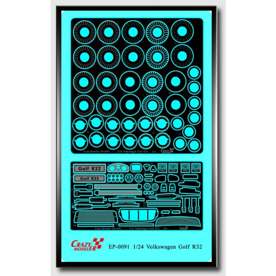 Photoetch for Fujimi 1/24 Volkswagen Golf R32 (2pcs)