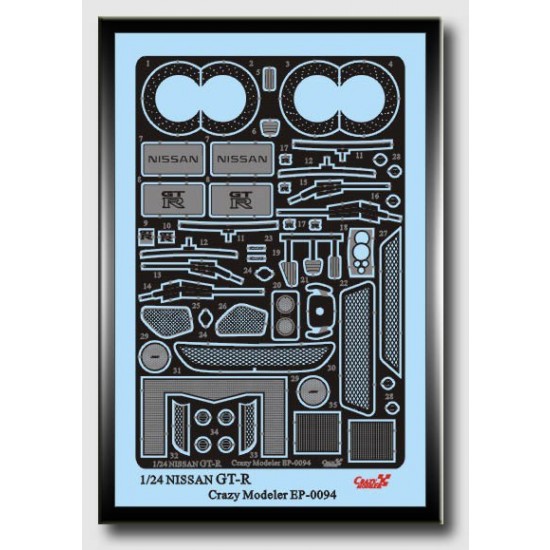 Photoetch for 1/24 R35 Nissan GT-R
