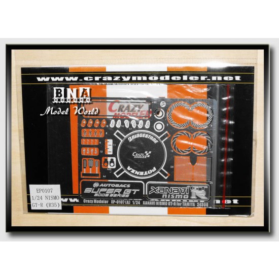 Photoetch for 1/24 Xanavi Nismo GTR R35 (for Tamiya 24308) (2pcs)