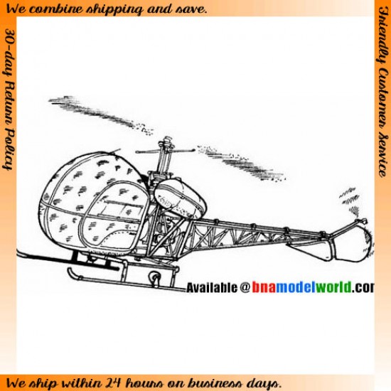 1/72 Bell H-13 Sioux Detail Set for Italeri kit
