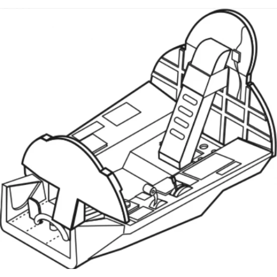 1/72 Hawker Hunter Interior Set for Revell kit