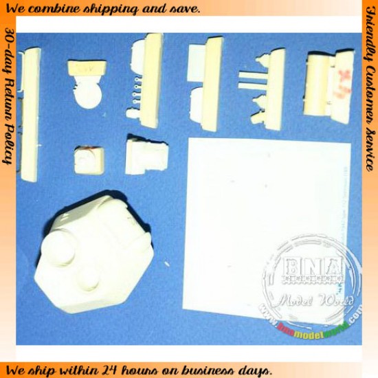 1/48 Soviet T-34/76 model 1942 Type 112 Sormovo Conversion Set for Tamiya kit