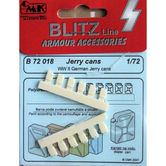 1/72 WWII German Jerrycans (12pcs)