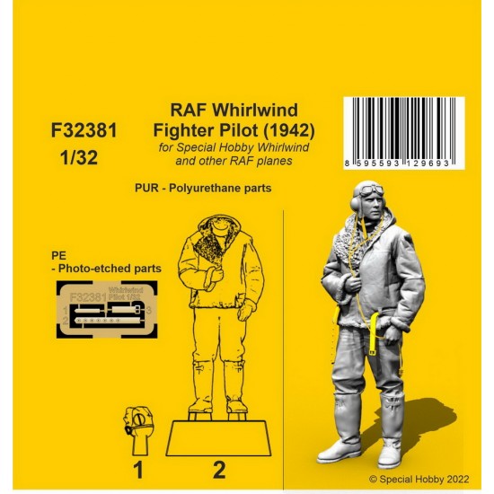 1/32 RAF Whirlwind Fighter Pilot 1942 for Special Hobby kits