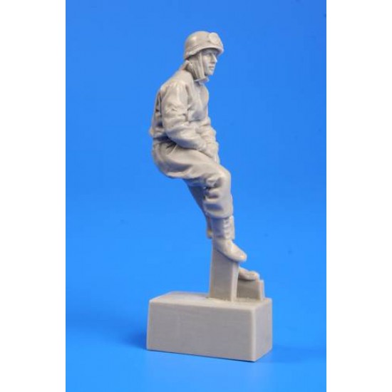 1/35 WWII US Tank Commander in Turret, Winter 1944