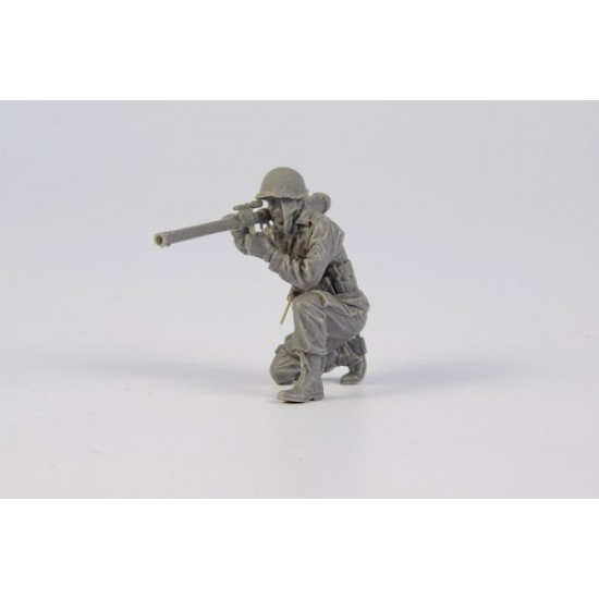 1/35 Late WWII / Korean War US Soldier with M18 57mm Recoilless Rifle (Bazooka)