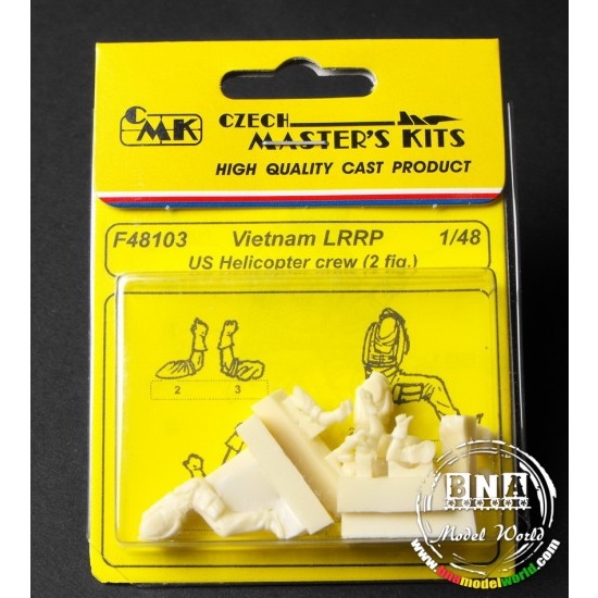 1/48 Vietnam LRRP US Helicopter Crew (2 resin figures)