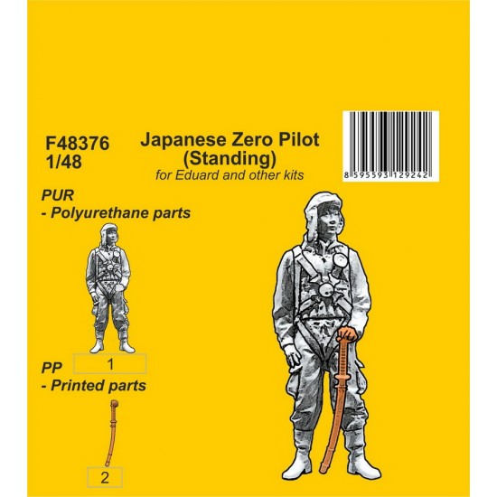 1/48 WWII Japanese Zero Pilot (Standing)