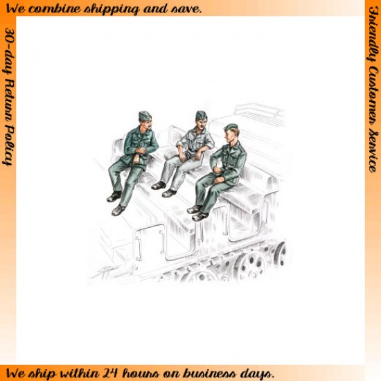 1/72 German Soldiers for FAMO (3 Figures)