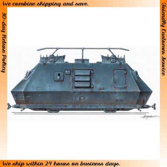 1/72 German Schienenpanzer Stayer K2670 (Resin kit)