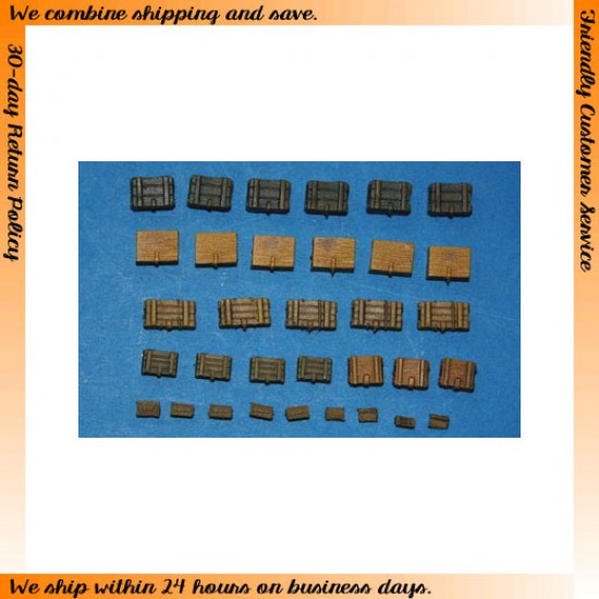 1/72 WWII US Ammo Boxes (Resin kit)