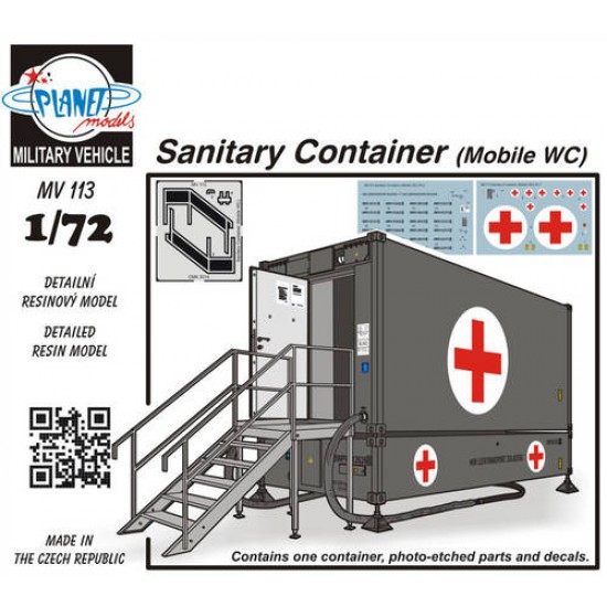 1/72 Sanitary Container (Mobile WC) (Full Resin kit)