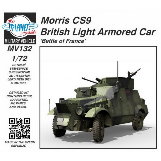 1/72 Morris CS9 British Light Armoured Car 'Battle of France'