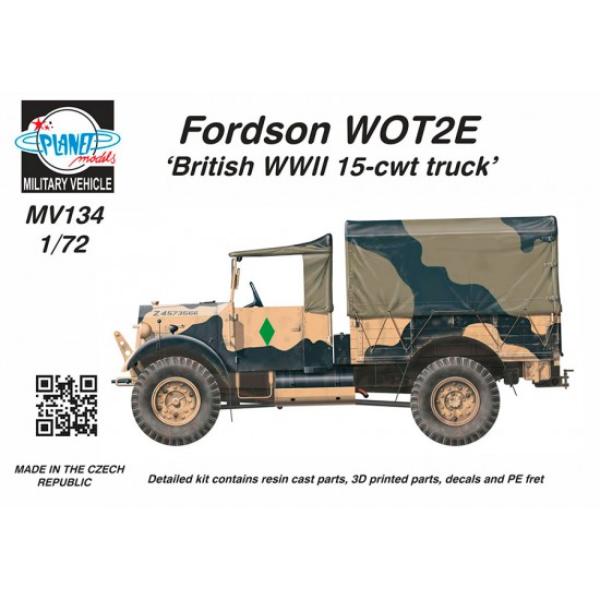 1/72 Fordson WOT2 E (15CWT) 'Wooden Cargo Bed'