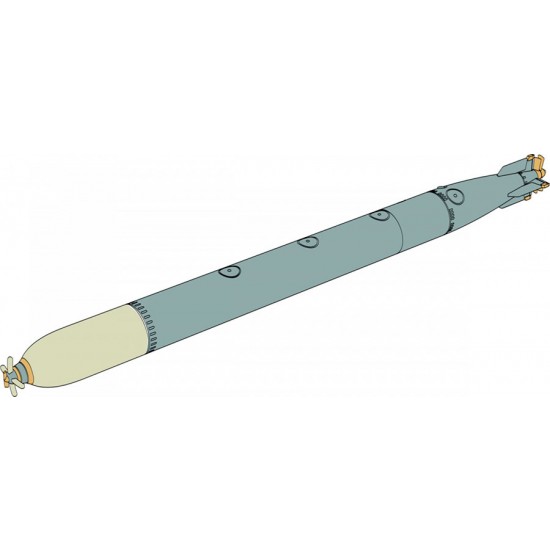 1/72 WW II German Torpedo Type G7e #1 (3 pcs)