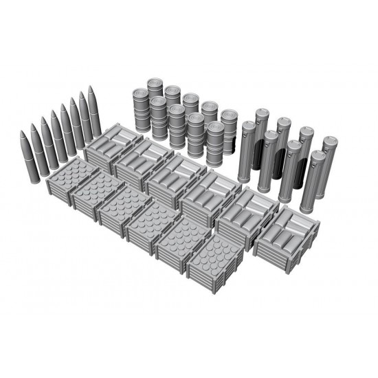 1/72 U-Boot VII-IX Ammo and Food Supplies for Revell kits