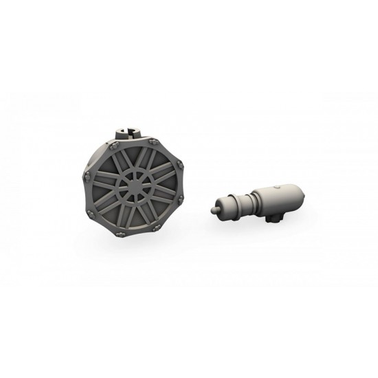 1/72 PT-109 Torpedo Tube Breech Door Set (4pcs)