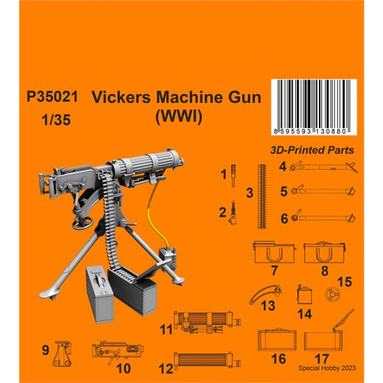 1/35 WWI Vickers Machine Gun