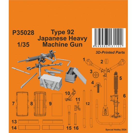 1/35 Type 92 Japanese Heavy Machine Gun