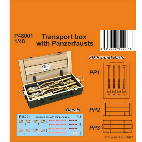 1/48 Transport Box with Panzerfausts