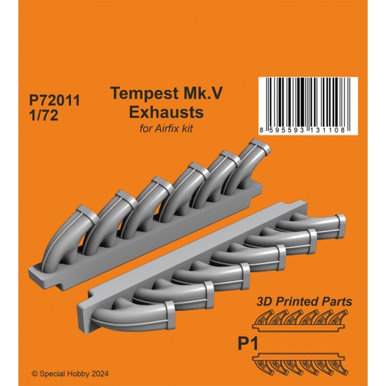 1/72 Tempest Mk.V Exhausts