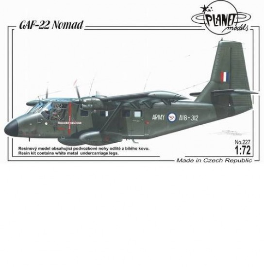 1/72 Australian GAF-22 Nomad Full resin kit