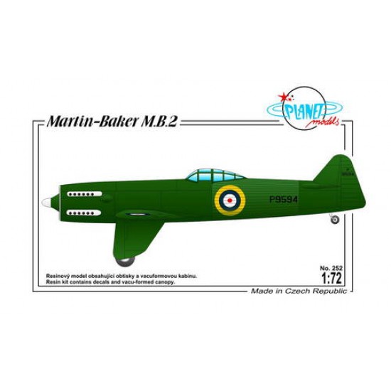 1/72 Martin-Baker MB-2 British Fighter Prototype Full resin kit