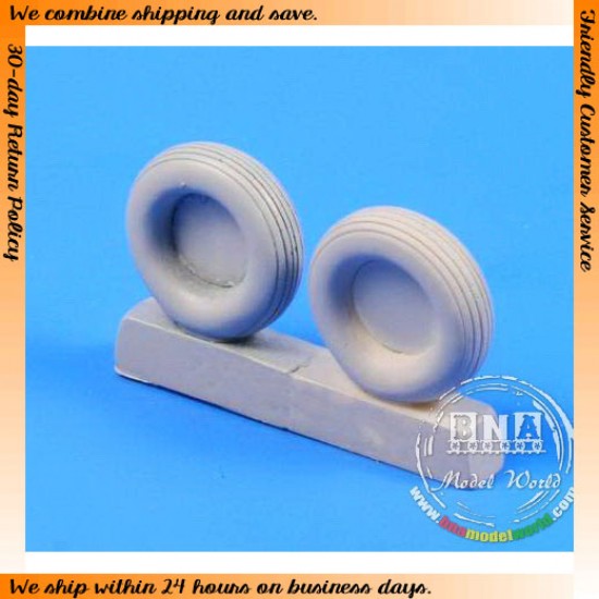 1/32 WWII Japanese Mitsubishi A6M2/A6M5 Zero Wheels for Tamiya kit