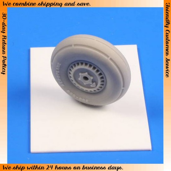 1/32 Fiat G.50-II / G.50bis Main Wheels Set for Special Hobby kit
