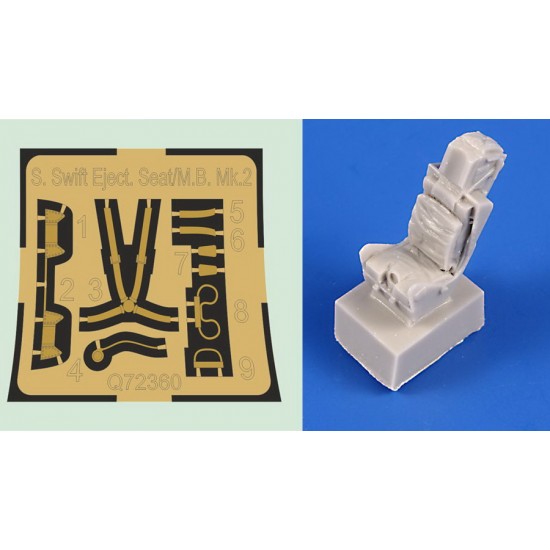 1/72 Supermarine Swift Ejection Seat (M.B. Mk.2) for Airfix kits