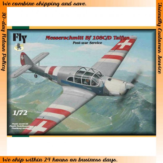 1/72 British Messerschmitt Bf 108C/D Taifun "Post war Service"