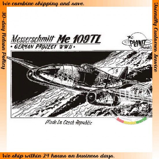 1/72 WWII German Messerschmitt Me 109 TL