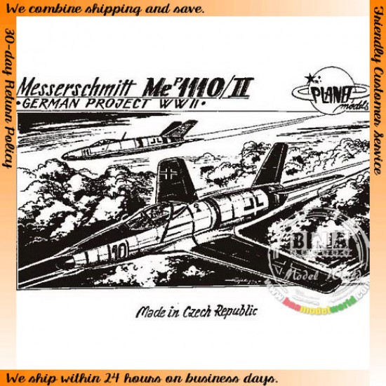 1/72 WWII German Messerschmitt Me P.1110/II