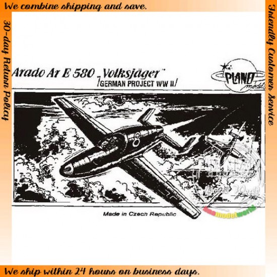 1/72 WWII German Arado Ar E580 - "Volksjager"