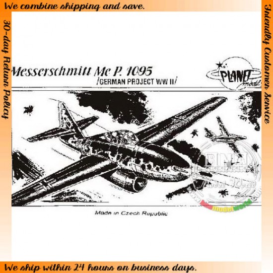 1/72 WWII German Messerschmitt Me P.1095
