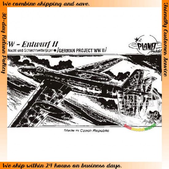 1/72 WWII German Focke-Wulf "Entwurf II"