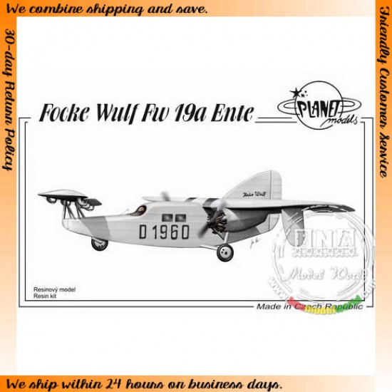 1/72 German Focke-Wulf Fw19a ENTE