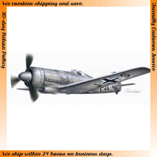 1/72 WWII German Focke-Wulf FW190C V-13/V-16