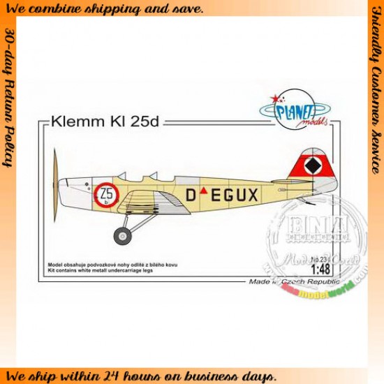 1/48 German Klemm KI 25D