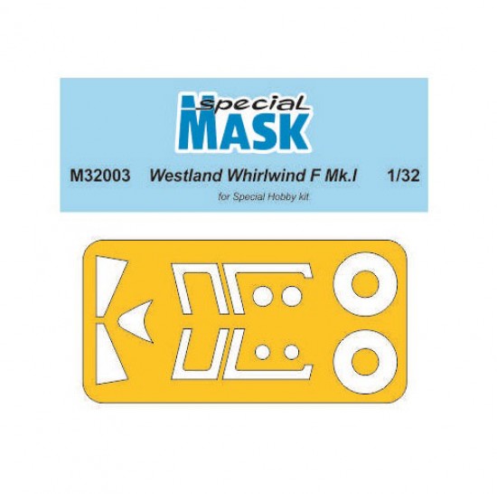 1/32 WWII British Westland Whirlwind F Mk.I Paint Masking for Special Hobby kits