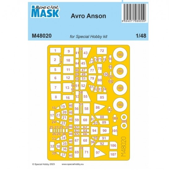 1/48 Avro Anson Mask