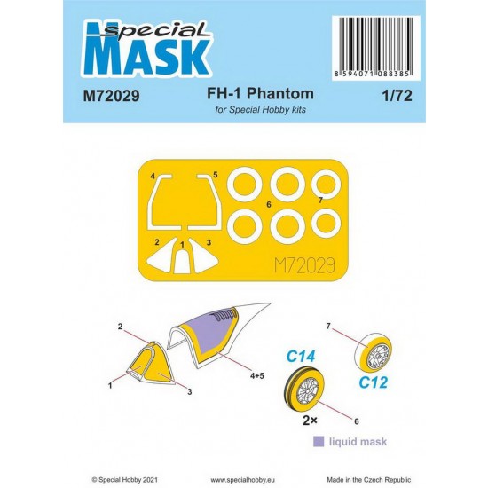 1/72 McDonnell FH-1 Phantom Paint Masking for Special Hobby kits