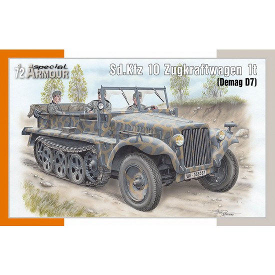 1/72 WWII German SdKfz 10 Zugkraftwagen 1t (Demag D7)