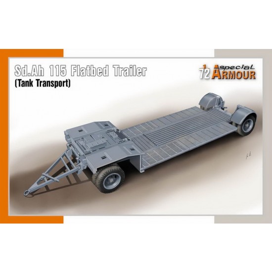 1/72 WWII Sd.Ah 115 Flatbed Trailer (Tank Transport)