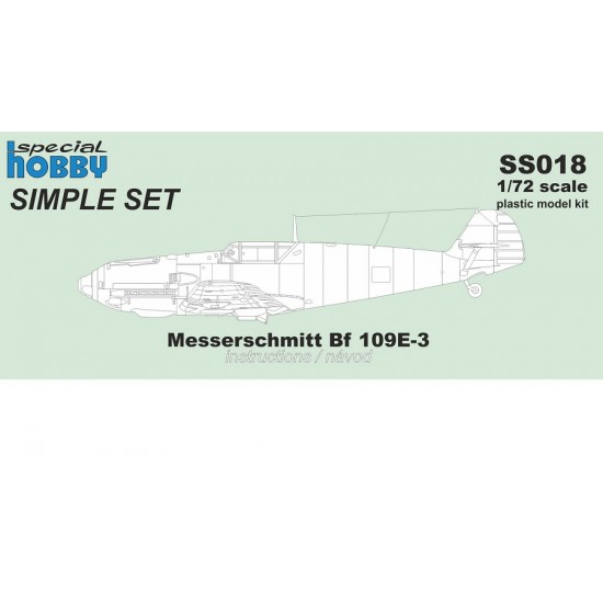 1/72 Messerschmitt Bf 109E-3 Simple Set