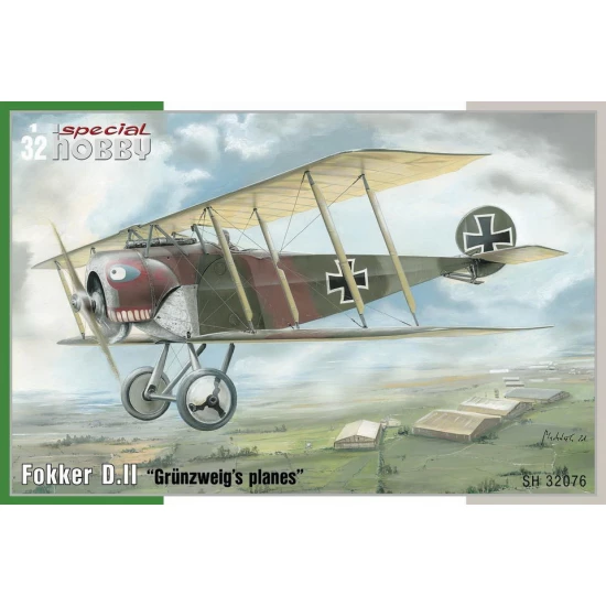1/32 WWI German Fokker D.II "Grunzweig's Planes"